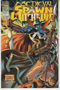 Medieval Spawn / Witchblade #1 (1996)    Preacher writer Garth Ennis !