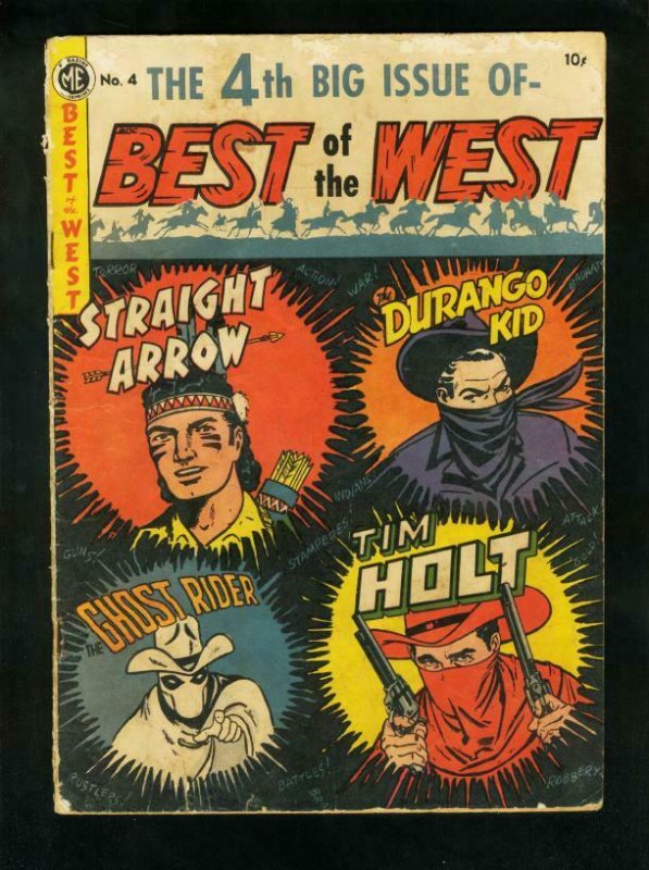 BEST OF THE WEST #4 1952-GHOST RIDER-DURANGO-TIM HOLT-STRAIGHT ARROW-good minus