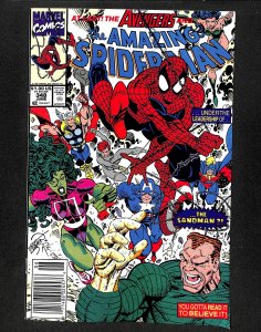 Amazing Spider-Man #348 Newsstand Variant