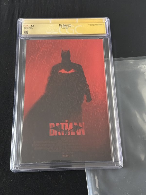 The Joker #11  CGC 9.8 Gold Signed Giuseppe Camuncoli