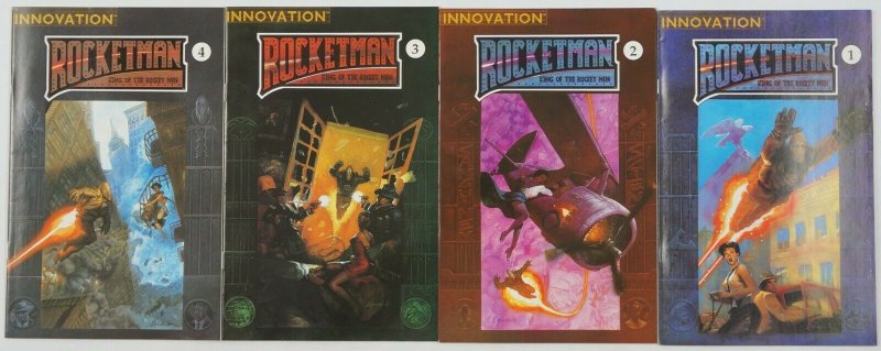 Rocketman: King of the Rocket Men #1-4 VF/NM complete series INSPIRED ROCKETEER