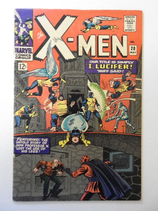 The X-Men #20 (1966) VG+ Condition stain fc, ink fc