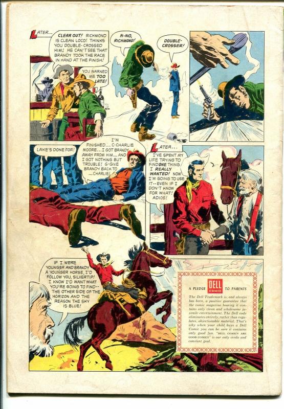 Silvertip-Four Color Comics #667 1955-Dell-Max Brand-Evrett Raymond Kinstler-VG