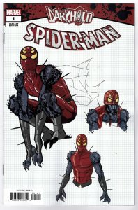 DARKHOLD SPIDER-MAN #1 TORMEY SKETCH VARIANT MARVEL 2021 EB191