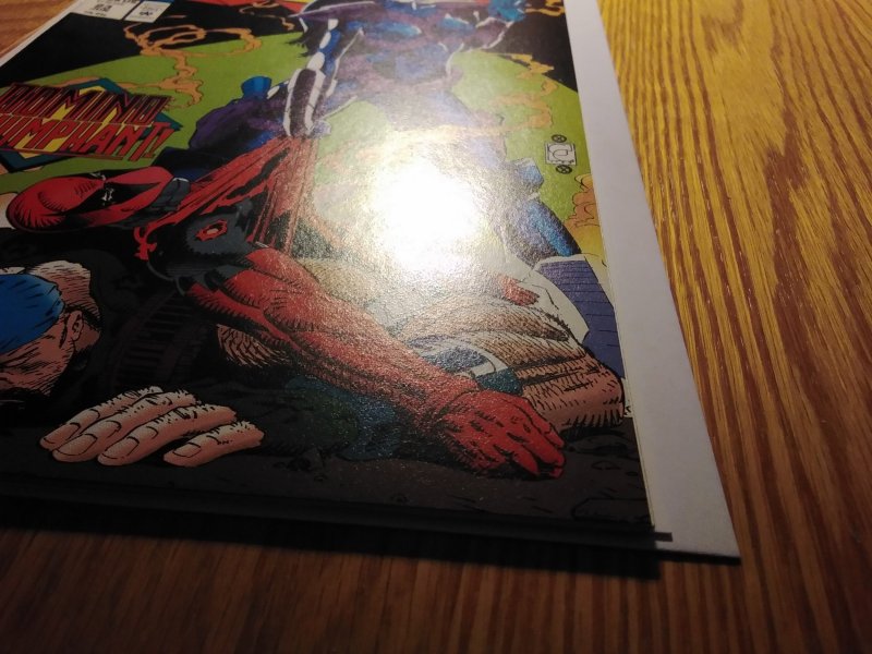 X-Force #23 Direct Edition (1993) Domino vs. Deadpool