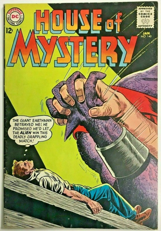 HOUSE OF MYSTERY#140 FN- 1964 DC SILVER AGE COMICS