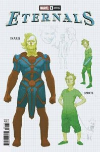Eternals #1 2021 1:10 Esad Ribic Incentive Design Variant Cover Marvel Comics