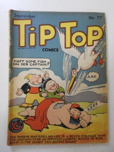 Tip Top Comics #77 (1942) GD Condition tape along spine, 3 extra staples added