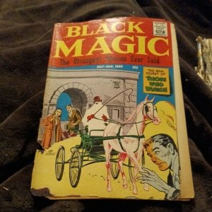 Black Magic V. 7 #3 Simon Ayers Mermaids Horror & Suspense prize 1960 silver age