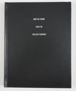 War on Crime: 1936-1938 HC by Rex Collier & Frank Godwin - collects strips 