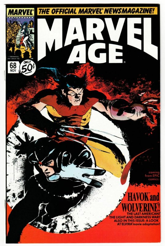 Marvel Age #68 (Marvel, 1988) VF-