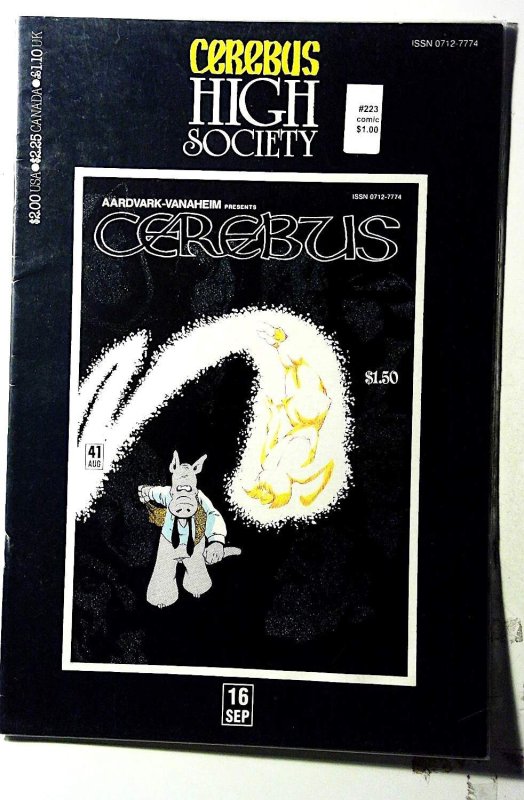 Cerebus High Society #16 1990 Aardvark-Vanaheim Reprints #41 Comic Book