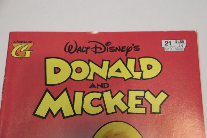 Walt Disneys Donald And Mickey #21 January 1994 Gladstone Vintage