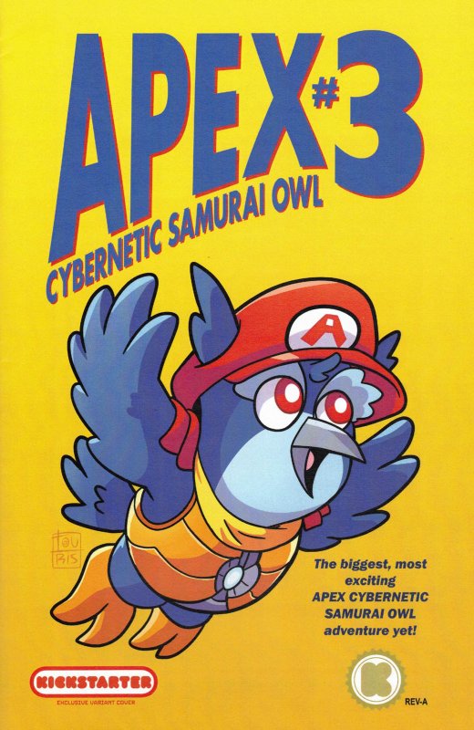 Apex: Cybernetic Samurai Owl #3C VF/NM ; Kenny Aitken | Super Mario Bros. 3 Trib