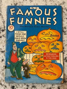 Famous Funnies # 75 VG Golden Age Comic Book 1940 Halloween Cover 2 J877