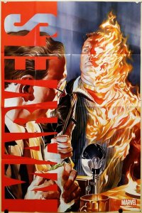Marvels Human Torch #1 Alex Ross 2019 Folded Promo Poster (24x36) New! [FP280]