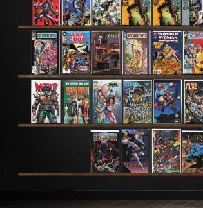 Huge Lot 150+ Comics with Shadowman, Warchild, Action Comics, Valor & More!