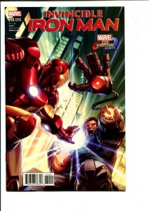 Invincible Iron Man #10 - Joe Ng Marvel Vs. Capcom Variant Cover (9.2 OB) 2017