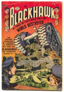 Blackhawk Comics #61 1953- World Destroyer VG-