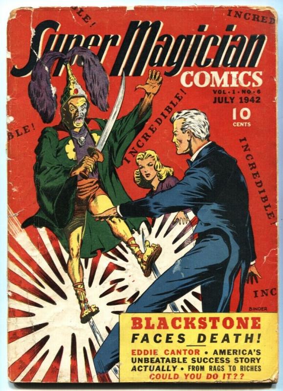 Super Magician #6 Eddie Cantor- BLACKSTONE 1942 incomplete