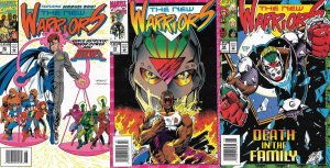 The New Warriors #36-38 Newsstand Covers (1990-1996) Marvel Comics - 3 Comics