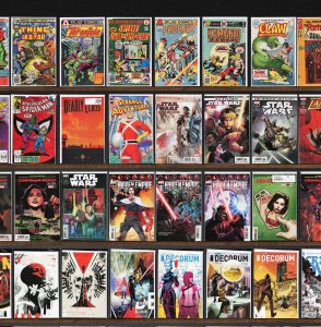 Huge Lot 150+ Comics with Decorum, Web Of Spider-Man, Star Wars & More!