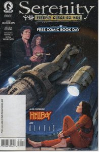 SERENITY: FIREFLY CLASS 03-K64 ALIENS! HELLBOY! FCBD DARK HORSE 2016