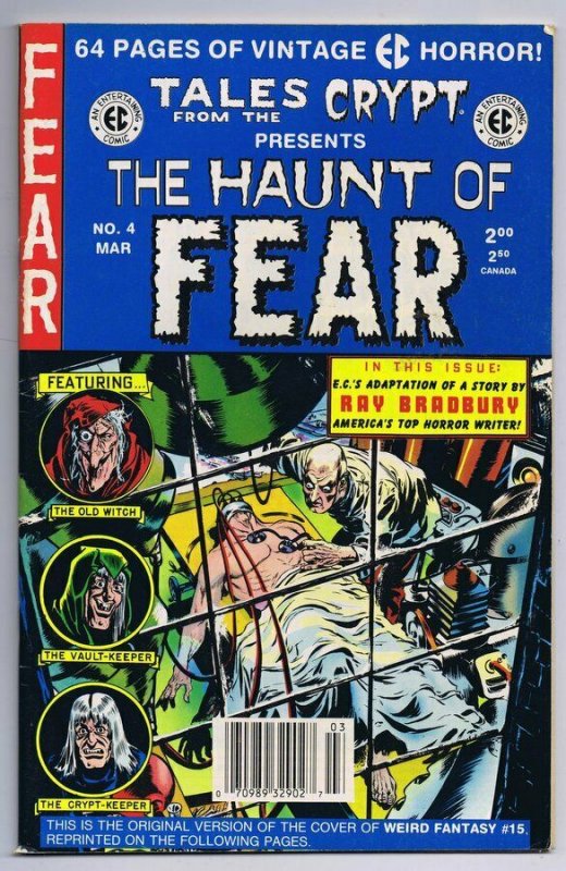 Haunt of Fear #4 ORIGINAL Vintage 1991 Russ Cochran Gemstone Comics   
