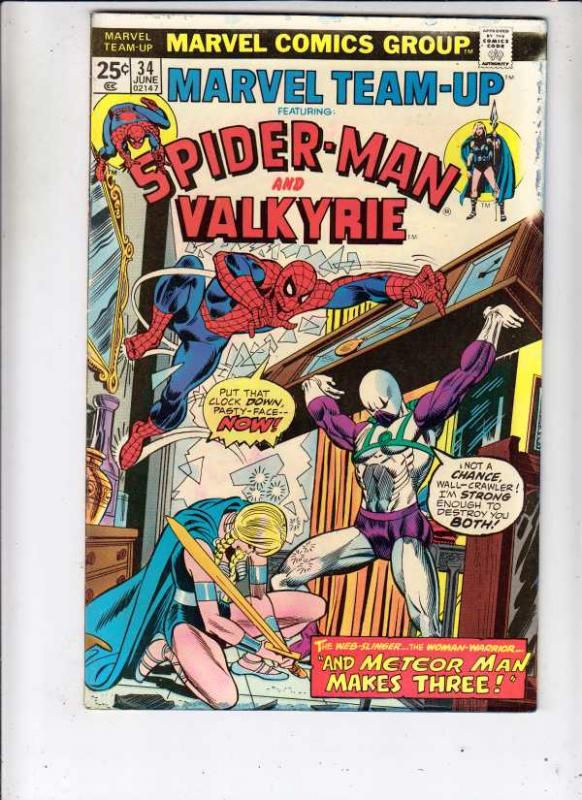 Marvel Team-Up #34 (Jun-75) NM- High-Grade Spider-Man