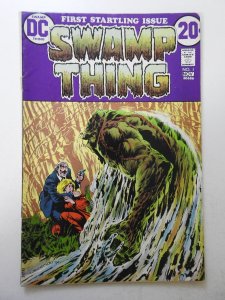 Swamp Thing #1 (1972) VG- Condition cover and 1st 2 wraps detached top staple