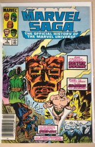 The Marvel Saga The Official History of the Marvel Universe #3 (1986)