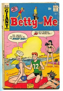 Betty and Me #37 1971- Suggestive sexy cover- Archie Comics
