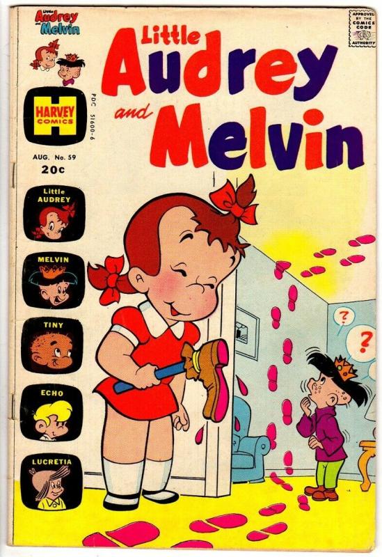 LITTLE AUDREY & MELVIN (1962-1973) 59 VG+ Aug. 1973