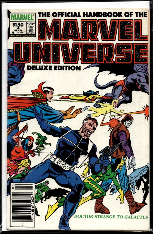 The Official Handbook of the Marvel Universe #4 (1986) Doctor Strange