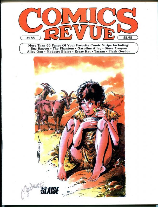 Comics Revue #188 2001-Romero-Steve Canyon-Phantom-Modesty Blaise origin-VF