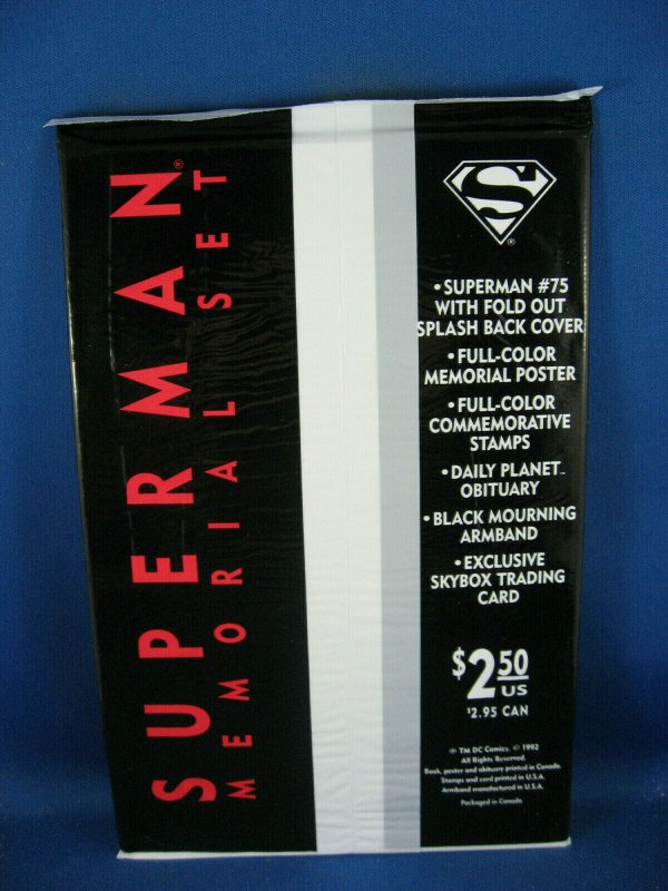 SUPERMAN 75 SPECIAL DEATH ISSUE SEALED 1992
