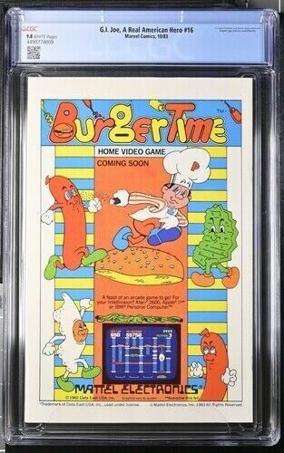 GI Joe A Real American Hero #16 1983 Marvel Comics CGC 9.8 White Pages