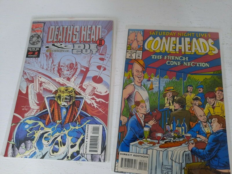 11X Marvel Comics Death's Head Silver Sable Coneheads spider-man Xmas power man 