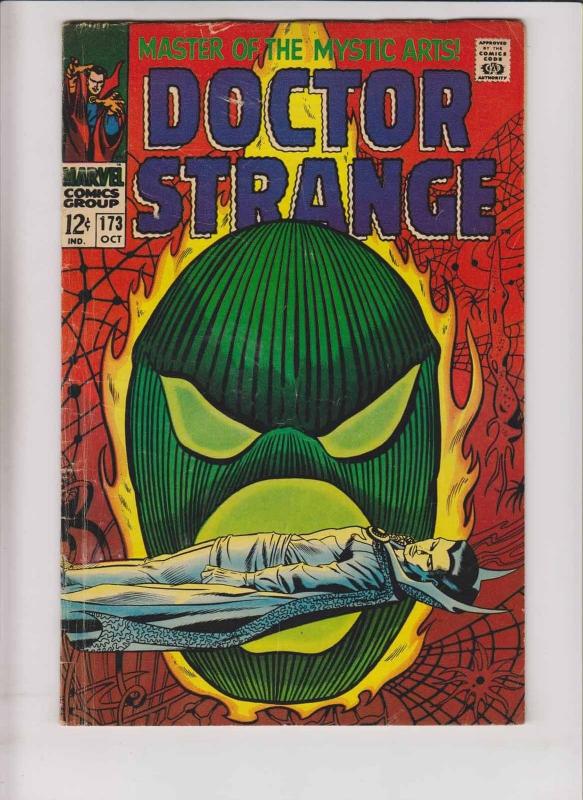 Doctor Strange #173 VG vs dormammu - roy thomas - gene colan - silver age 1968