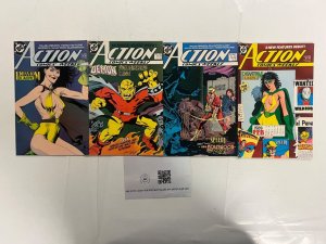 4 Action Comics Comic Books # 636 637 638 639 Avengers Thor Wolverine 91 JS54