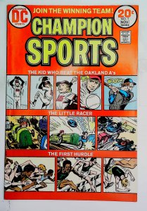 Champion Sports   #1, VF+ (Actual scan)