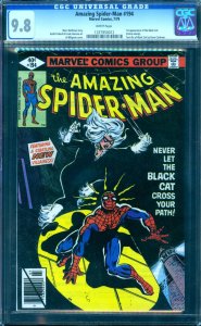 Amazing Spider-Man 194 CGC 9.8  1st Black Cat  White Pages!