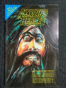 1985 AMAZING HEROES Magazine #71 FN+ 6.5 Alan Moore Interview