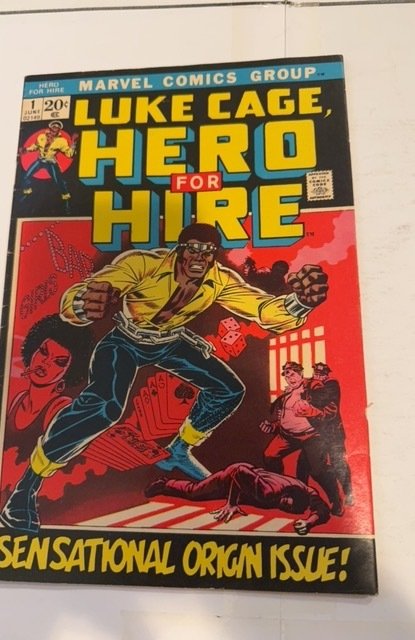 Hero for Hire #1 (1972)1st app of Luke Cage