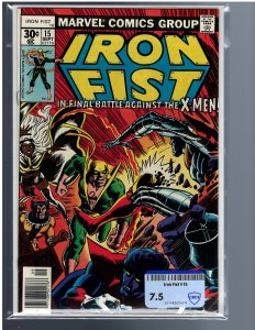 Iron Fist #15 (1977) CBCS 7.5