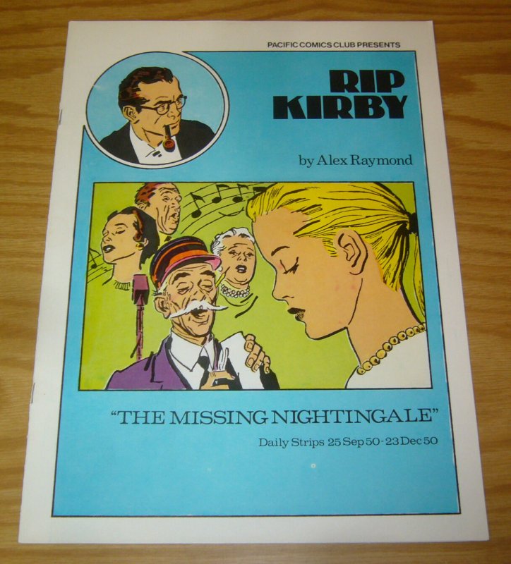 Rip Kirby #16 VF pacific comics club - alex raymond - missing nightingale - 1980