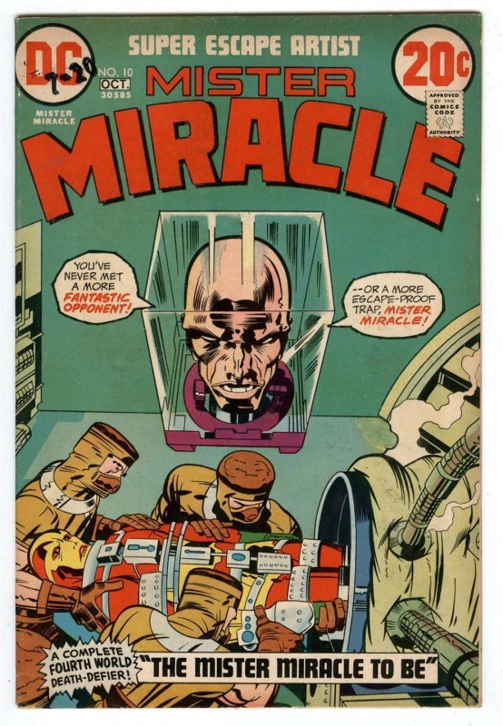 Mister Miracle #10 Sept-Oct 1972 Jack Kirby Big Barda - Female Furies-Scott Free