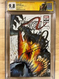 Venom #27 Kirkham Cover A (2020) CGCSS 9.8 Signed by Tyler Kirkham