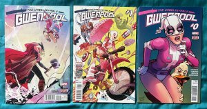 Gwenpool LOT #0-2 - Gurihiru, Danilo Beyruth Cover Art. 2016