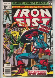 Iron Fist #12 (Apr-77) VF High-Grade Iron Fist